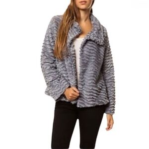 Patagonia Pelage Fuzzy Fleece Teddy Jacket Grey Sz Small